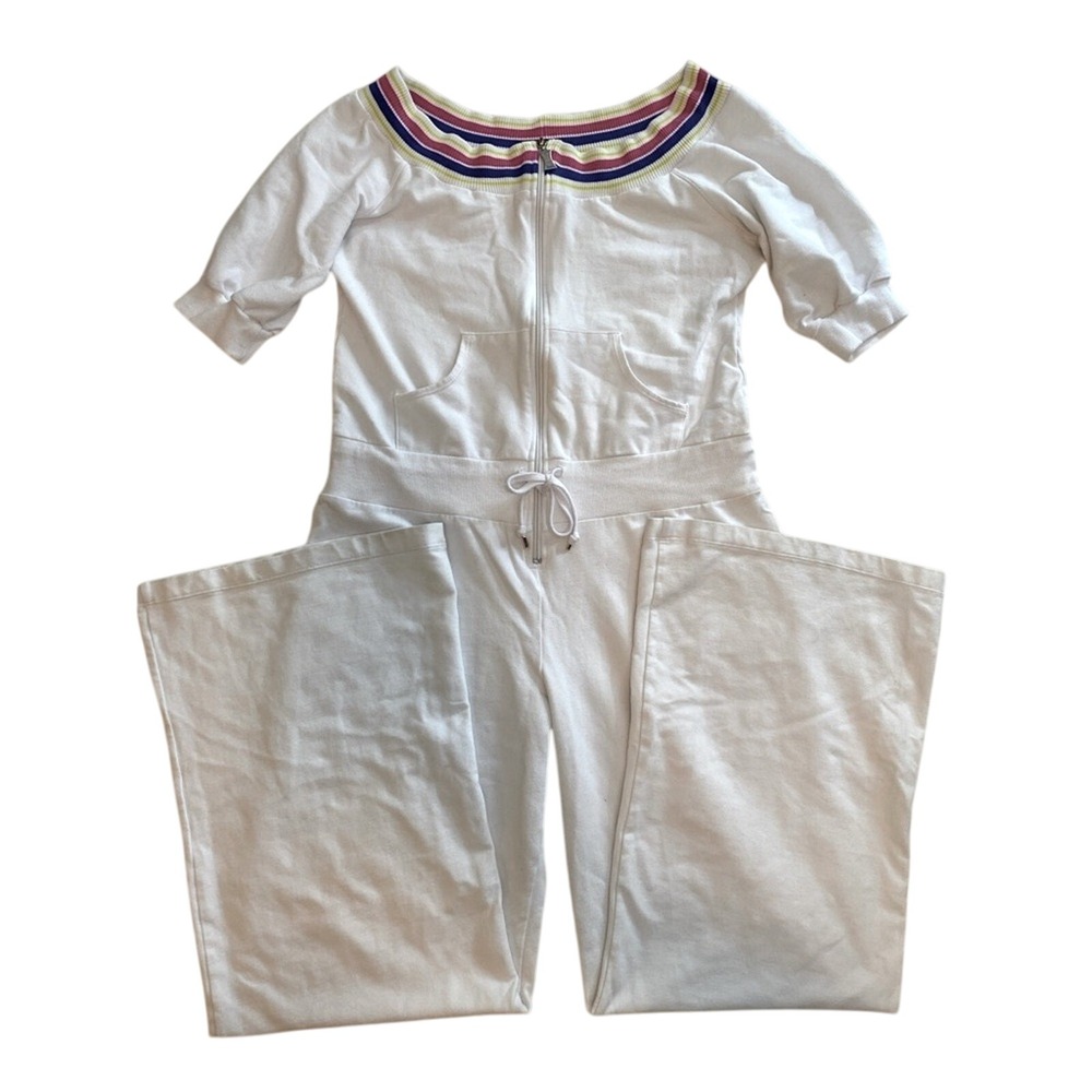 Everlast White Jumpsuit with Multicolor Trim